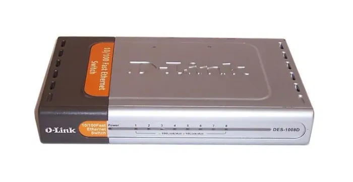 Run Switch D-Link 8 portas fast ethernet 10/100 mbps Des-1008d