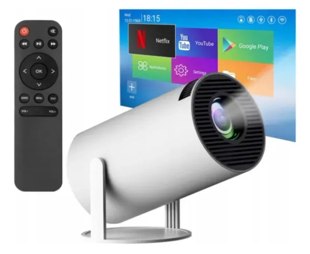 Chegou reposição  Projetor Portátil Full Hd Wifi Hy300 Bluetooth Android Hdmi R$290,00