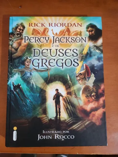 Livro capa dura percy Jackson e os Deuses Gregos