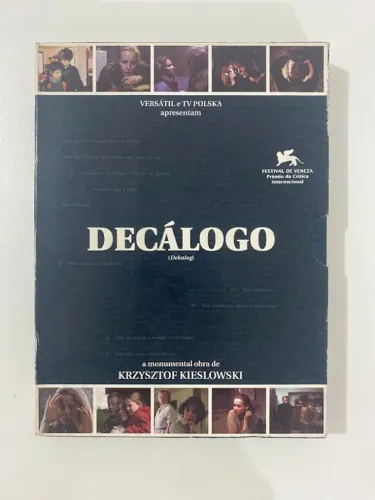 DVD Decálogo Box Set 4 DVDs - Dekalog - Usado em ótimo estado