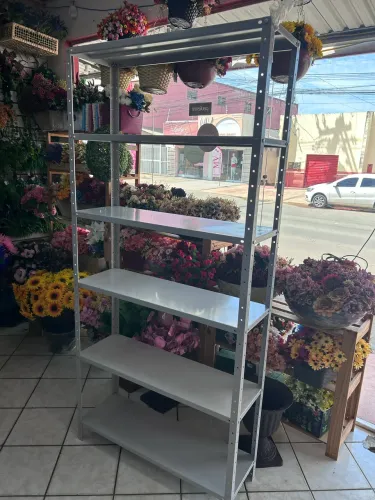 Estante de aço