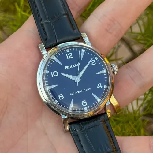 Relógio Bulova Classic Automatic 96A242 Azul 39mm