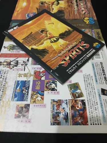 Samurai Spirits-Manual e Encarte