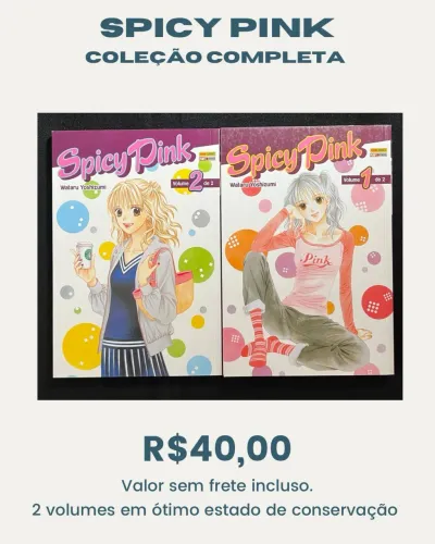 Mangá spicy pink coleção completa
