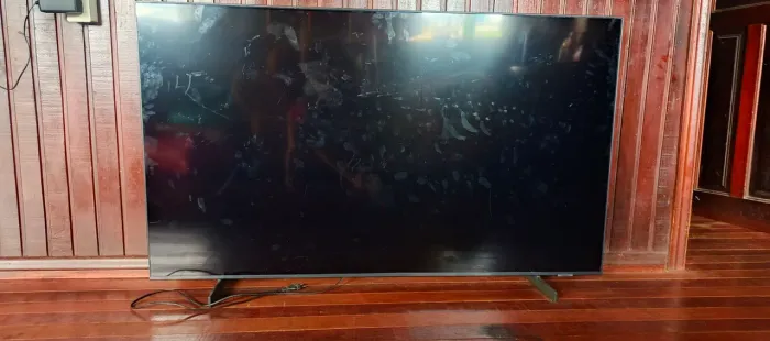 TV 55 polegadas com o display queimado