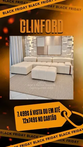 Sofá grande em oferta