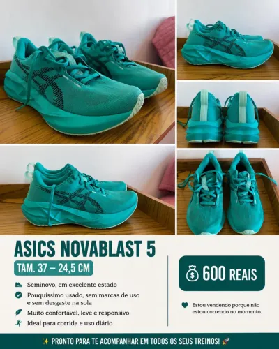 Tênis Feminino Novablast 5 tam 37