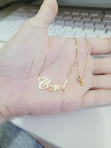 Cordão em Ouro 18k "Carol" Colar Joia