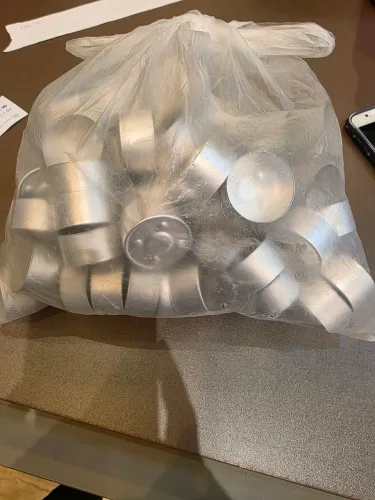 Base de Alumínio para velas (Rechaud de Alumínio) - 100 un