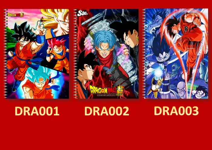Caderno personalizado Dragon Ball