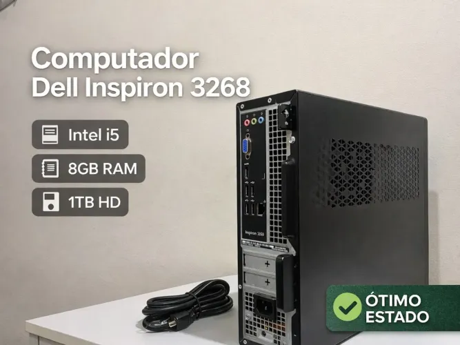 Computador Dell Intel Core i5 (7ª Gen) | 1TB HD - Ideal para Escritório e Estudos