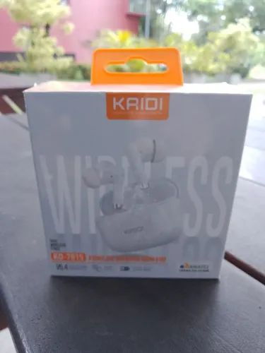 fone KAIDI KD-7015 TWS - Estilo, Qualidade e Conforto na cor Branco