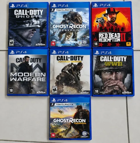 ? Jogos de PS4 à Venda - Ótimo Estado!