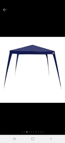 Tenda Gazebo polietileno 3x3 para acampamento, praia