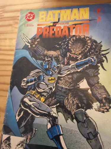 Batman vs predador original em inglês 3 números 1991