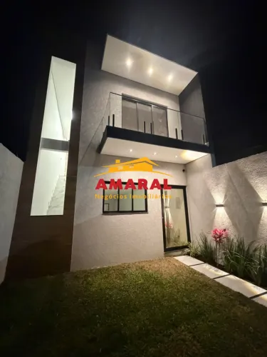 Sobrado Novo à Venda em Poá S/P - 3 Quartos, Suíte e Área Gourmet / 134 m²