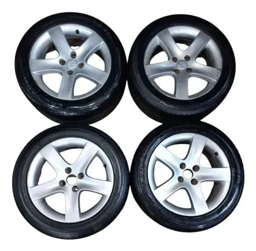 Kit 4 Rodas Liga Leve Peugeot 408 Feline 2.0 16v 2011 Aro 16 Preto