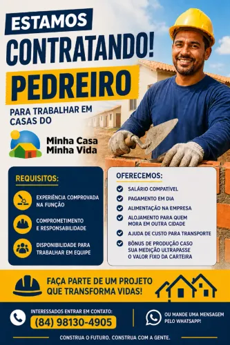 Vaga Para Pedreiro