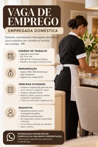 Empregada doméstica Centro