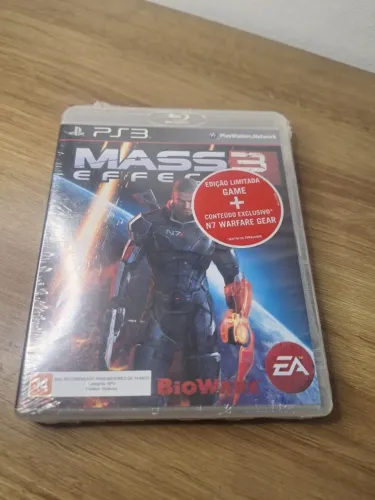Mass Effect 3 PS3 Original Lacrado Edicao Limitada