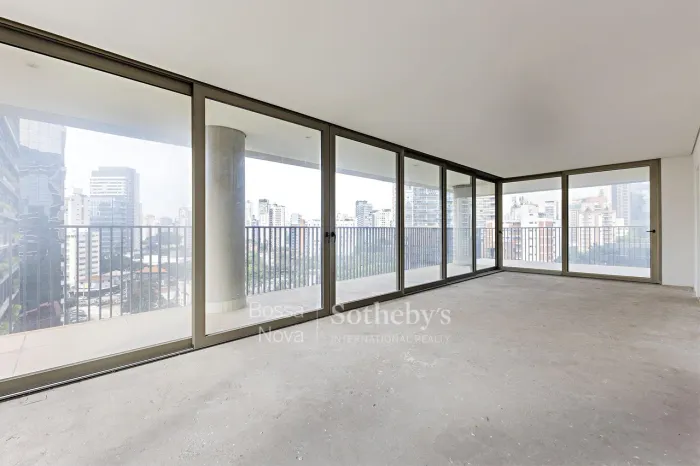 Agia Faria Lima, apartamento 233 m² com 3 suítes e terraço amplo
