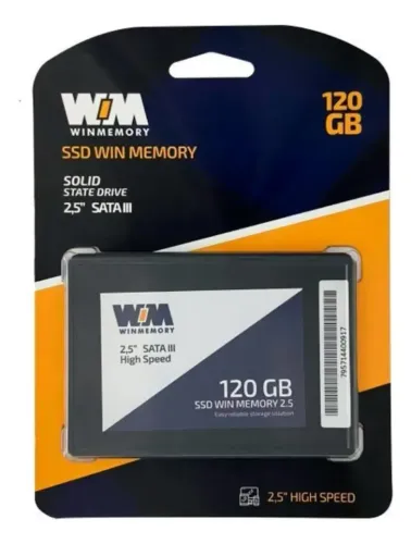 Ssd 120gb Sata Iii 2,5 Win Memory Novo Lacrado Loja Coimbra Computadores