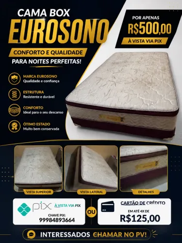 Cama Box Eurosono