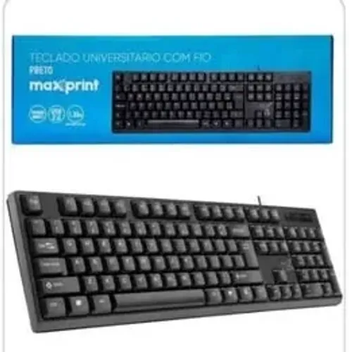 Teclado Max Print usb 2.0 /preto