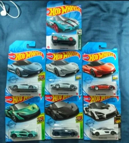 7 hot wheels mclaren lacrado