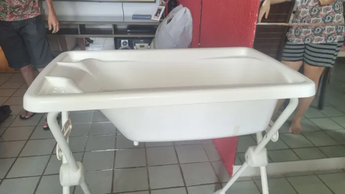 Artigos de banho pra bebê 