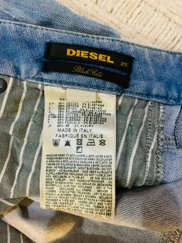 Calça Jeans Diesel Black Gold Original Italiana Tam. 25 (Equiv. 34 BR)