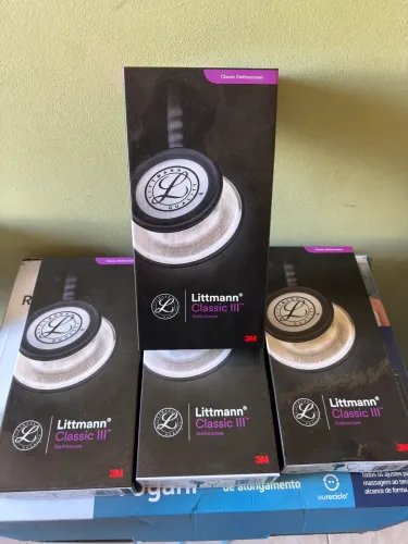 Estetoscópio 3M? Littmann® Classic III? Black Rainbow (Modelo 5870)