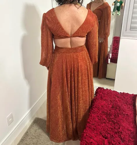 VESTIDO LONGO DE FESTA