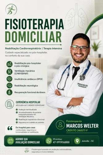 Fisioterapia domiciliar em Joinville