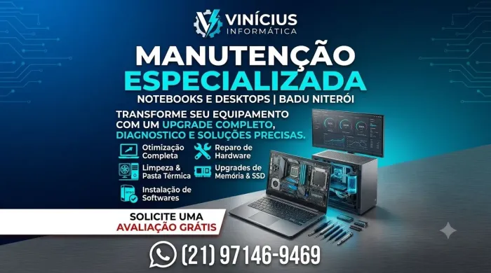 Seu Notebook Lento ou Travando? Formatação e Upgrade SSD em Niterói
