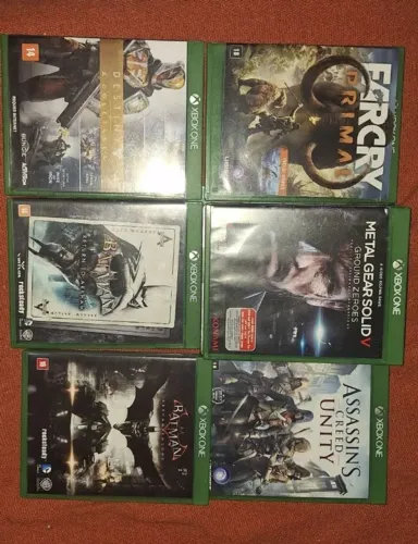 Vendo jogos para Xbox One, Xbox Series, Playstation 4 e 5