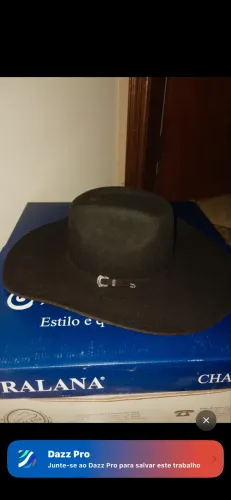 Chapéu Pralana Preto com Brilho