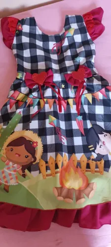 Vestido junino infantil