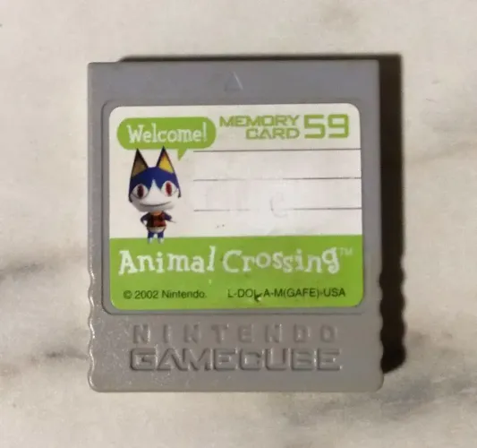 Memory Card Animal Crossing Original Nintendo Game Cube GameCube