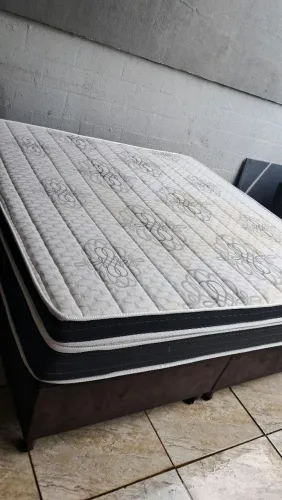 Cama box King - Faço Entrega
