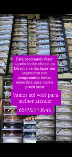 Óculos e armação com grau 