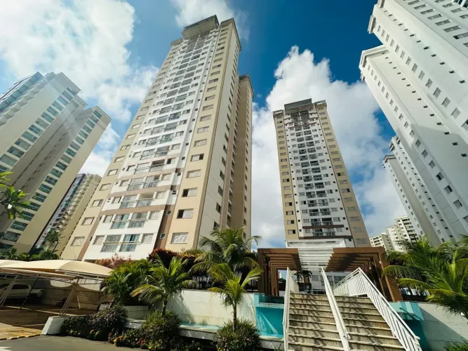 Apartamento Padrão 3 Quartos (2 Suítes) 77m² em Residencial Eldorado - Goiânia