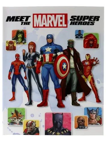 Livro ?Meet the Marvel Super Heroes - 2ª Edição? (Capa dura)