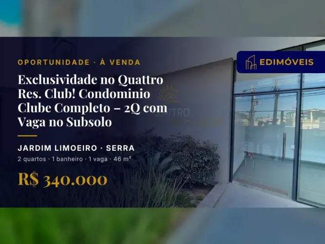 Jardim Limoeiro| Apartamento 2 quartos em residencial clube completo!