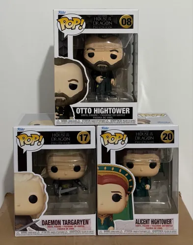 Funkos Otto, Alicent e Daemon House Of The Dragon