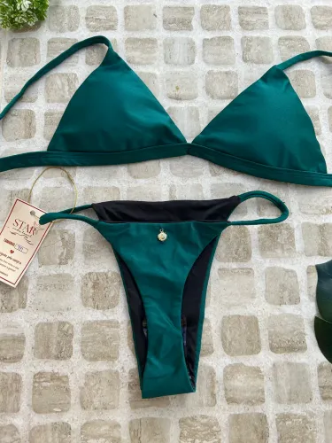 BIQUÍNI VERDE MILITAR SEMIFIO TAM M