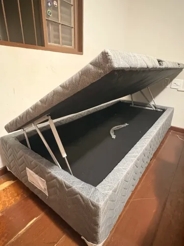 Base cama baú solteiro