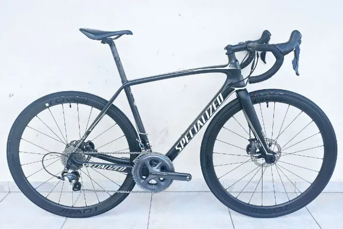Specialized Tarmac SL5 Comp Carbon Disc 2017 - Tamanho 54 - Rodas Roval C38 - Shimano 2x11