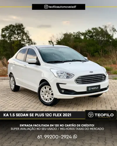 Ford KA 1.5 Sedan SE Plus 12V Flex 4P Mec. 2021