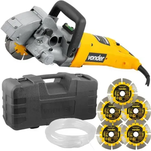 Cortador de Parede 3000W com 5 Discos e Maleta CPV 3150 VONDER